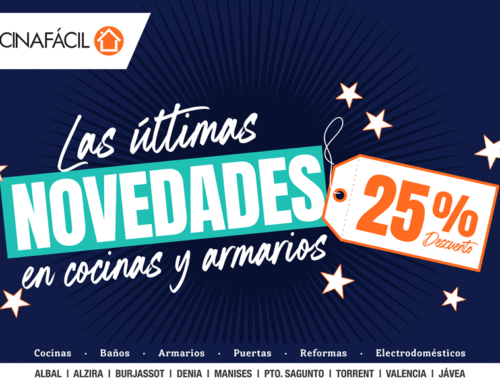 Descubre las últimas novedades en cocinas y armarios… ¡con un 25% de descuento!